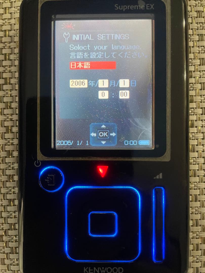 ケンウッドポータブルHDDプレーヤーMediaKeg HD30GB9 ジャンク品