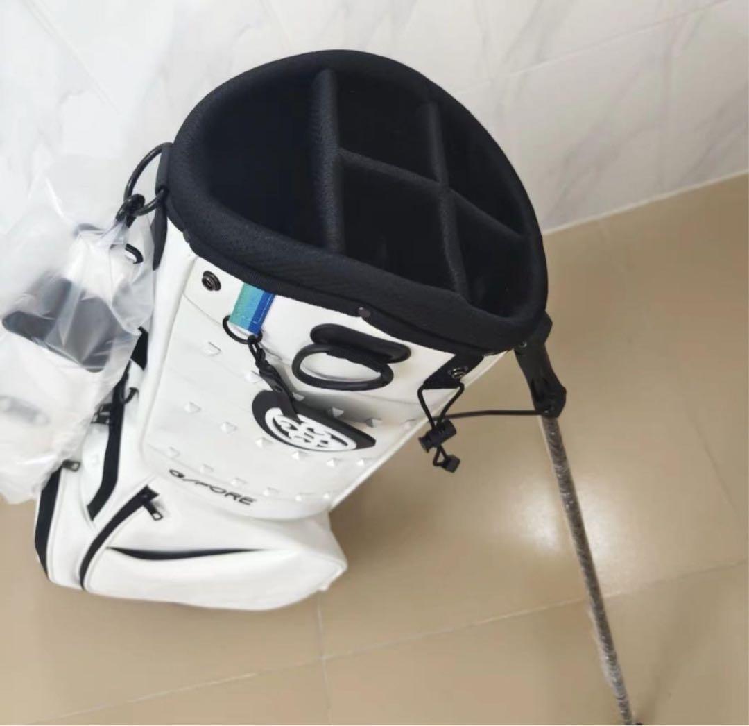 【即発送】 G/FORE ジーフォア ゴルフ キャディバッグ スタンド型ホワイト