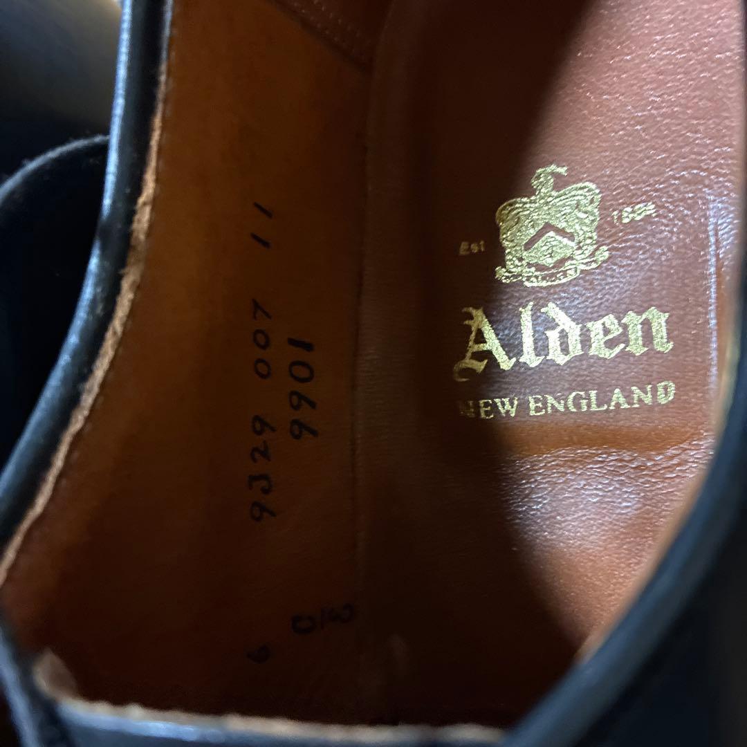 Alden（オールデン）9901 コードバン ブラックシューツリー付き