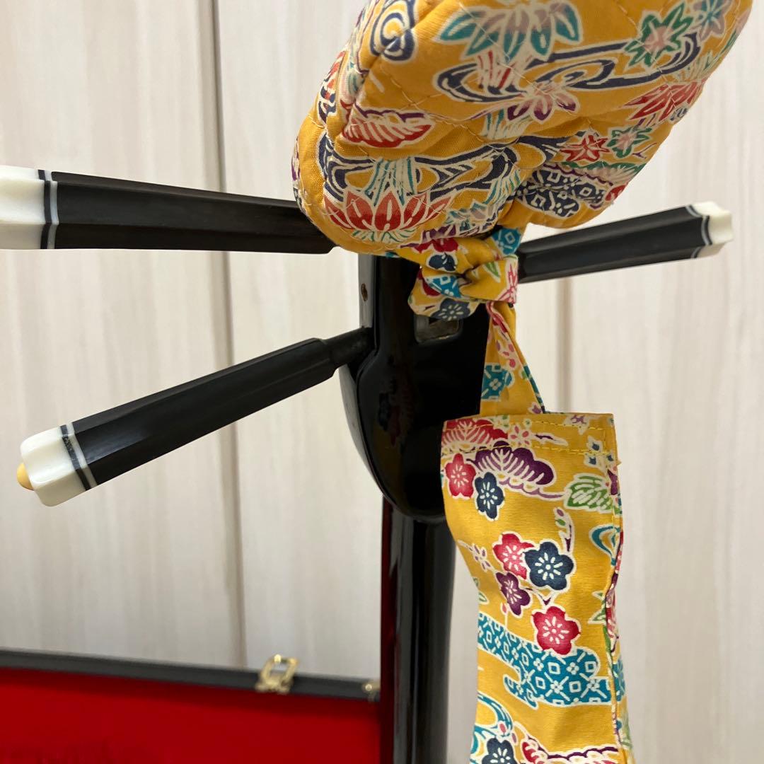 沖縄三線 蛇柄 三味線　和楽器 ハードケース　付属品セット