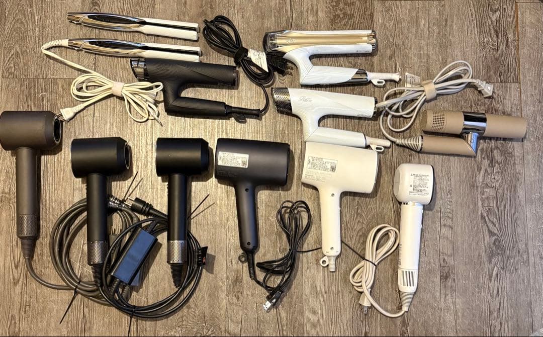 Dyson Refa KINUJO 等ヘアドライヤー アイロン まとめ ジャンク