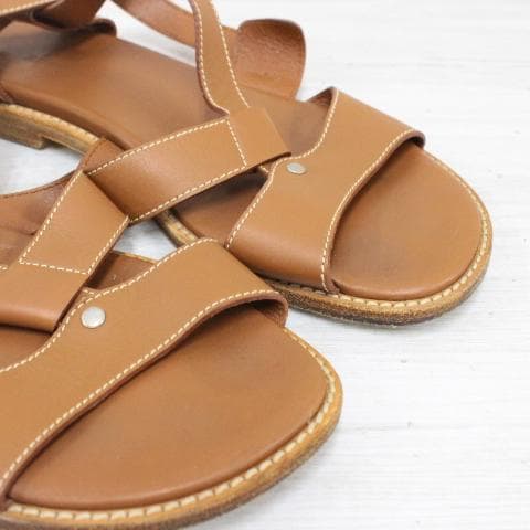 ◇HERMES ブラウン メンズ サンダル 25cm