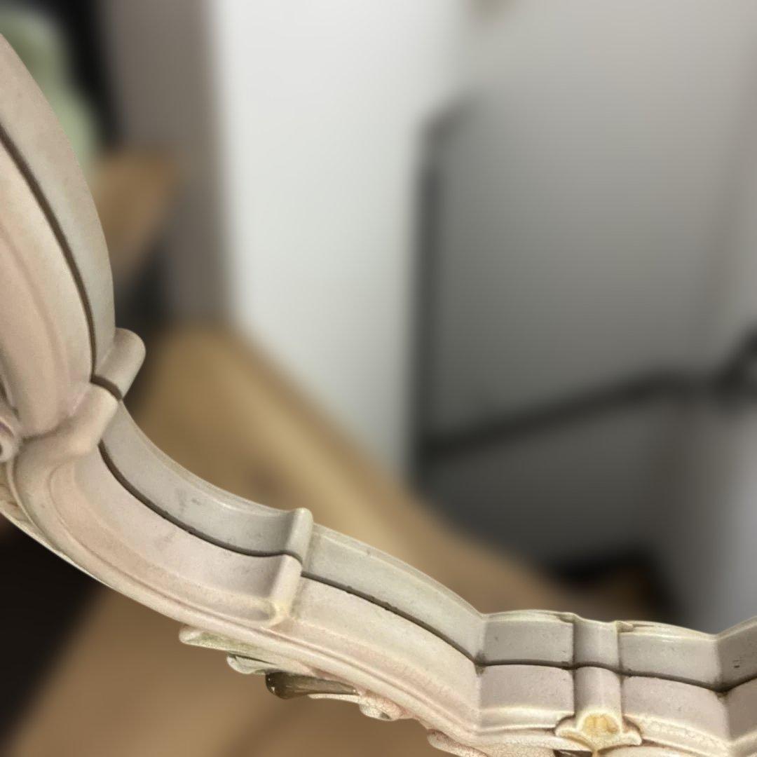 大型 天使装飾 ロココ調　ウォールミラー アンティーク調　壁掛け　姫系インテリア