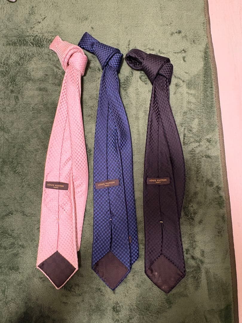 ルイヴィトン　ダミエ　ネクタイ3本セット