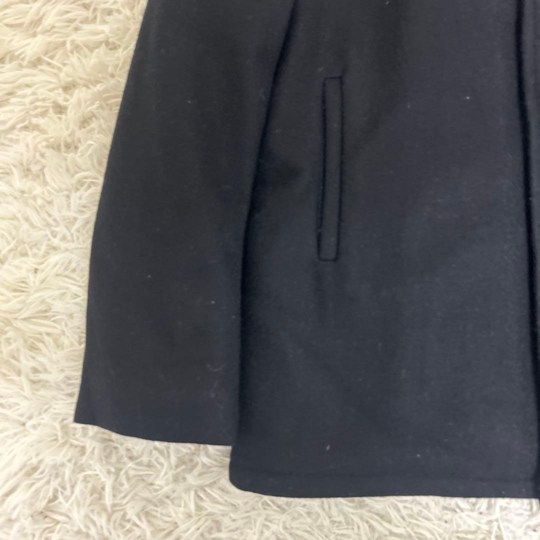 【未使用タグ付き】Schott メンズ シングル ピーコート ネイビー　L程度