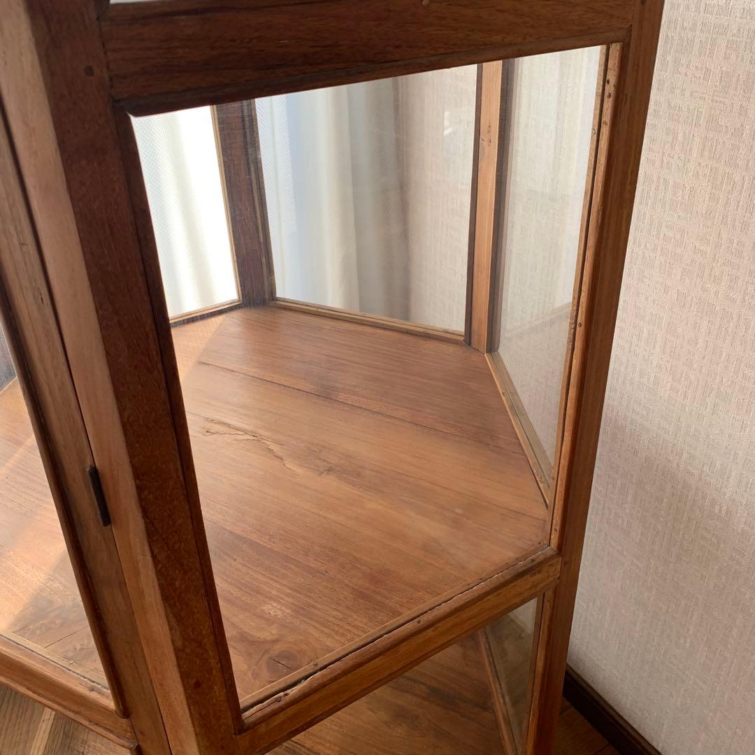 六角　ディスプレイケース　アジアンテイスト