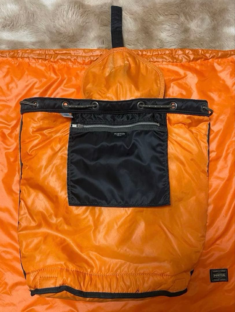 【外観極美品】PORTER ポーター タンカー リュック バッグパック ブラック