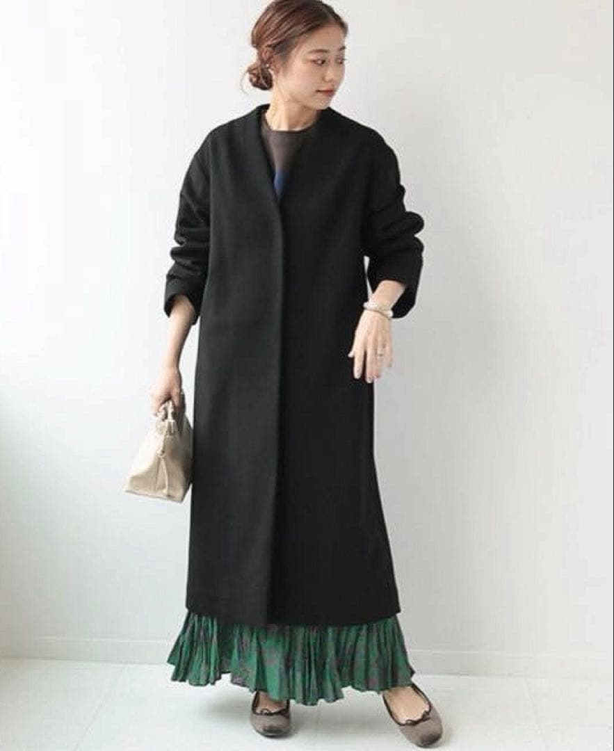 新品タグ付き❁˚ジャーナルスタンダードレリュームSUPER100ノーカラーコート