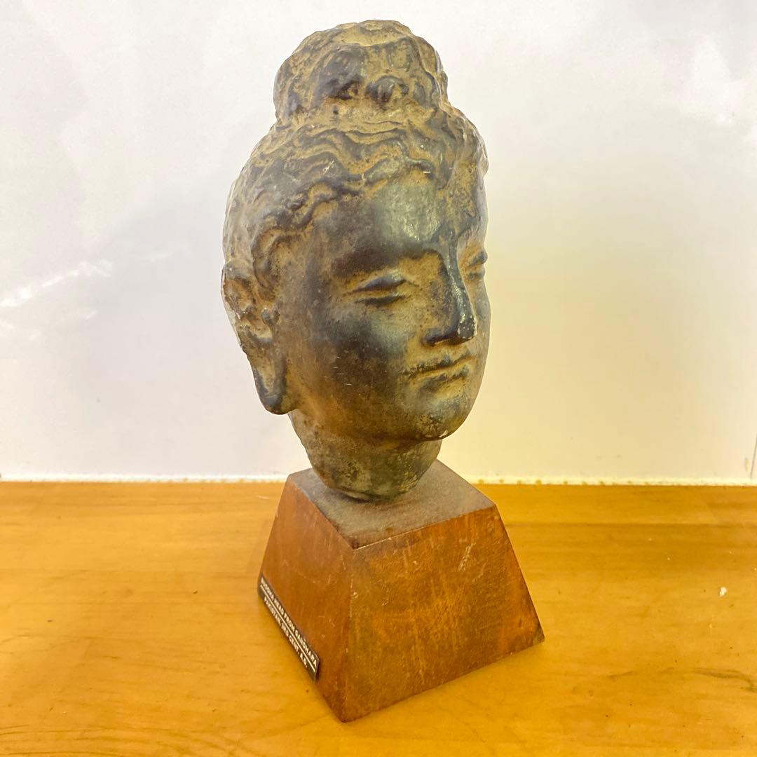 仏教美術 ガンダーラ 仏頭 樹脂製