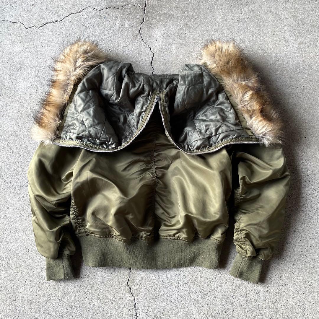 N2B flight jacket N-2B archive khaki 短丈