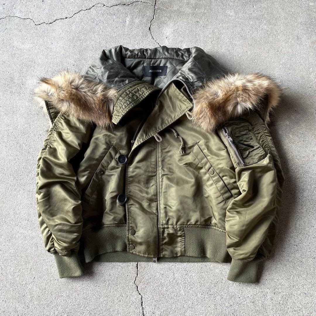 N2B flight jacket N-2B archive khaki 短丈