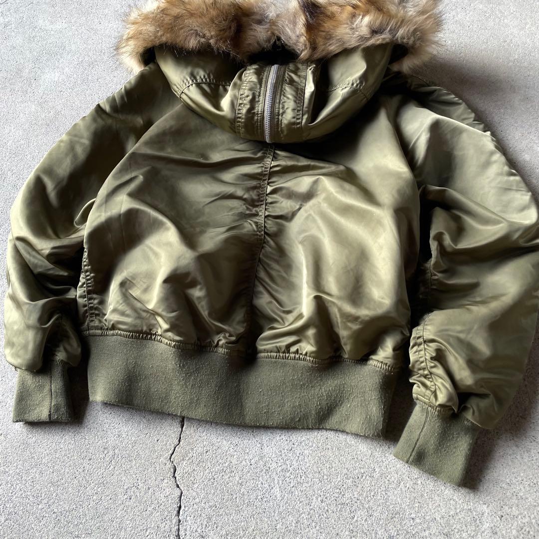 N2B flight jacket N-2B archive khaki 短丈