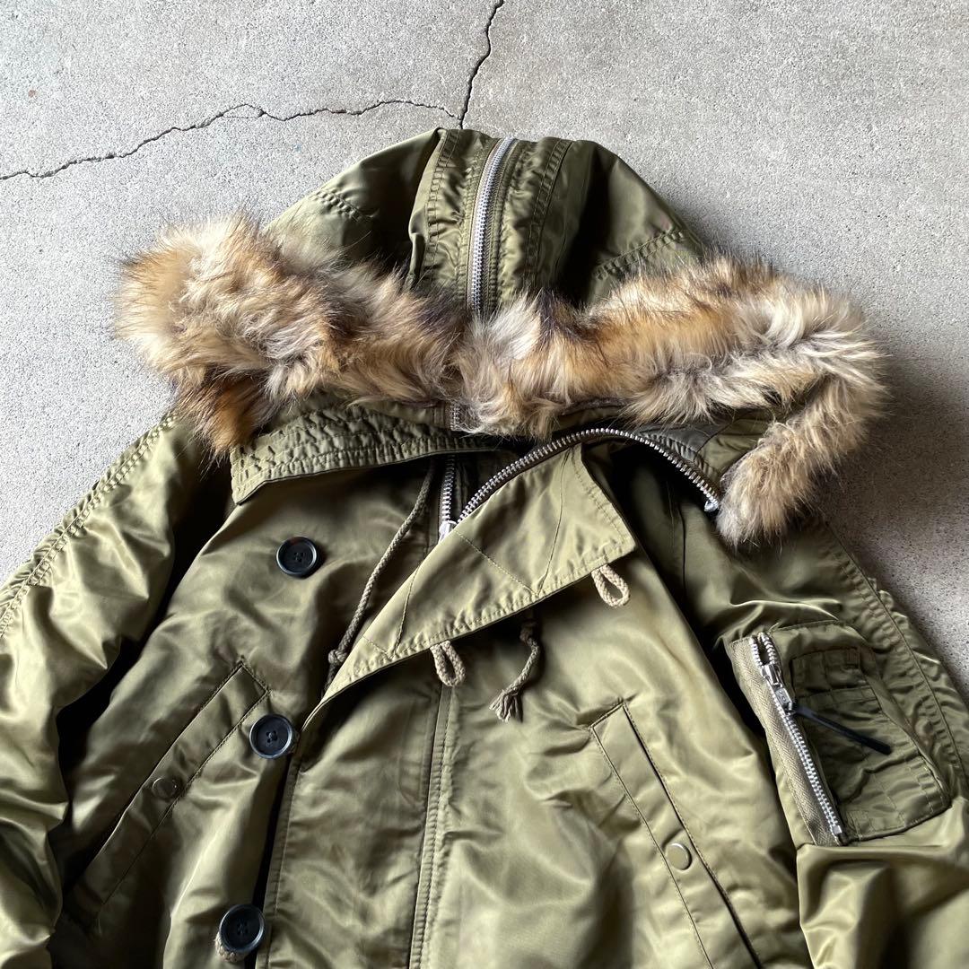 N2B flight jacket N-2B archive khaki 短丈