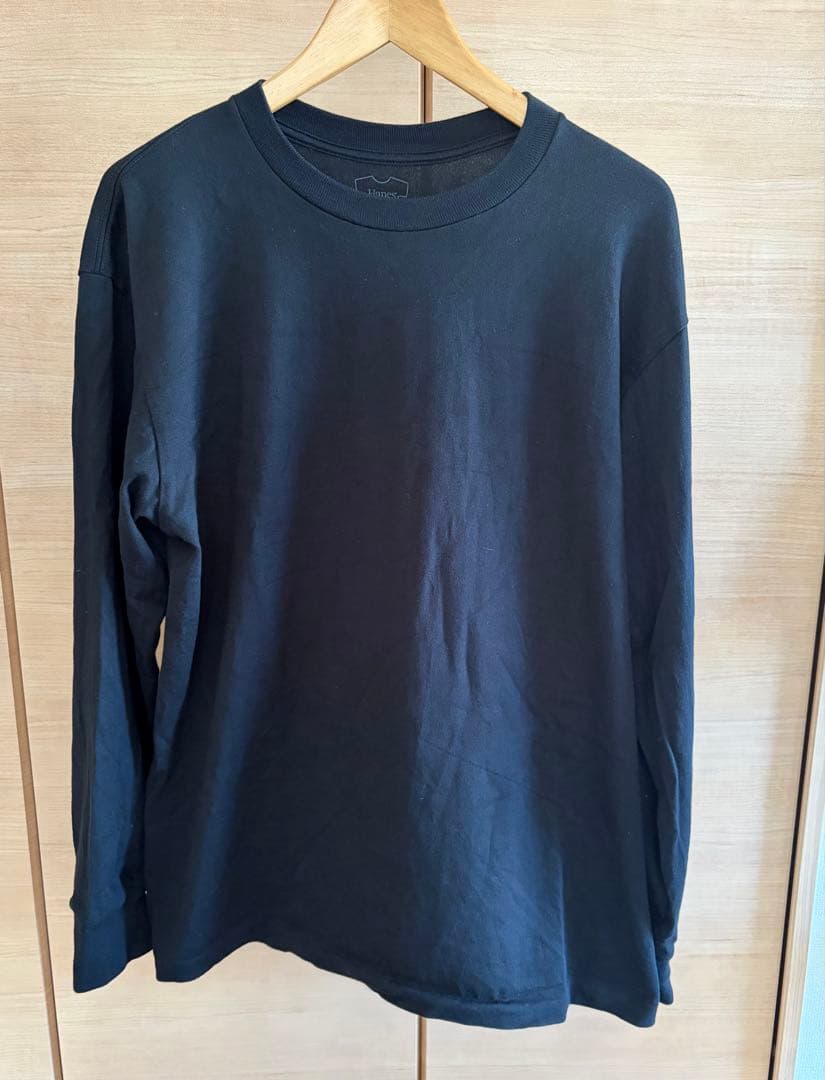 5枚セット　Hanes Kuro SHIRO 黒 白 XXL ロンT tシャツ