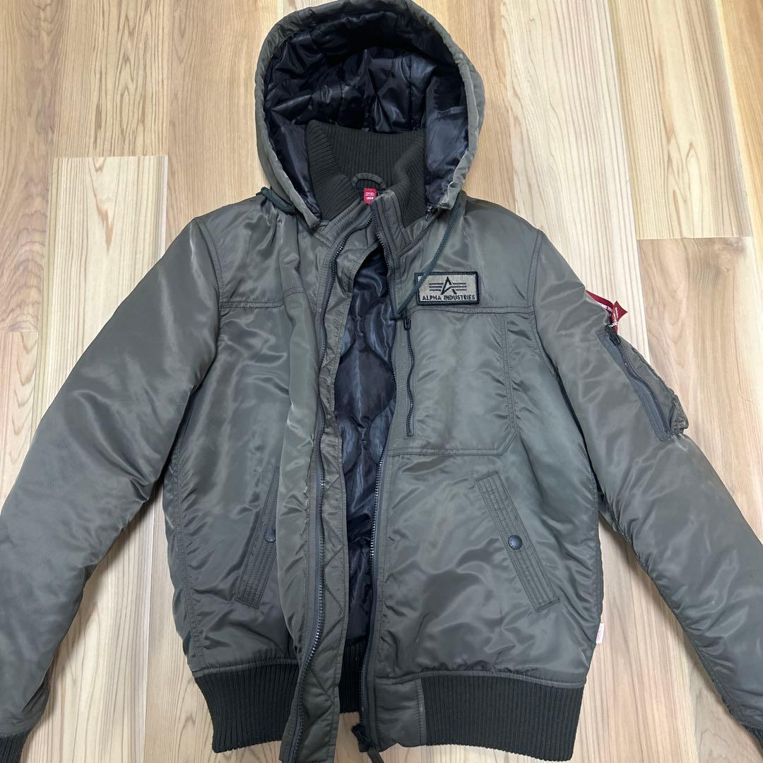 alpha hooded ma-1 フライトジャケット