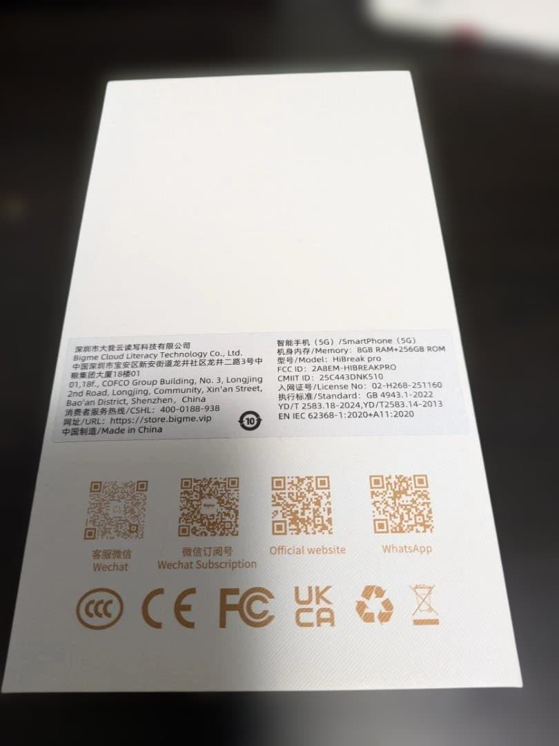 Bigme HiBreak Pro 8+256GB (ホワイト)