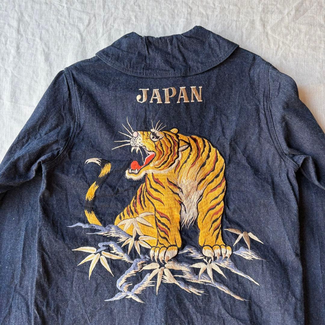 BEAMSBOY×TAILORTOYO スカ刺繍 カバーオールデニムジャケット