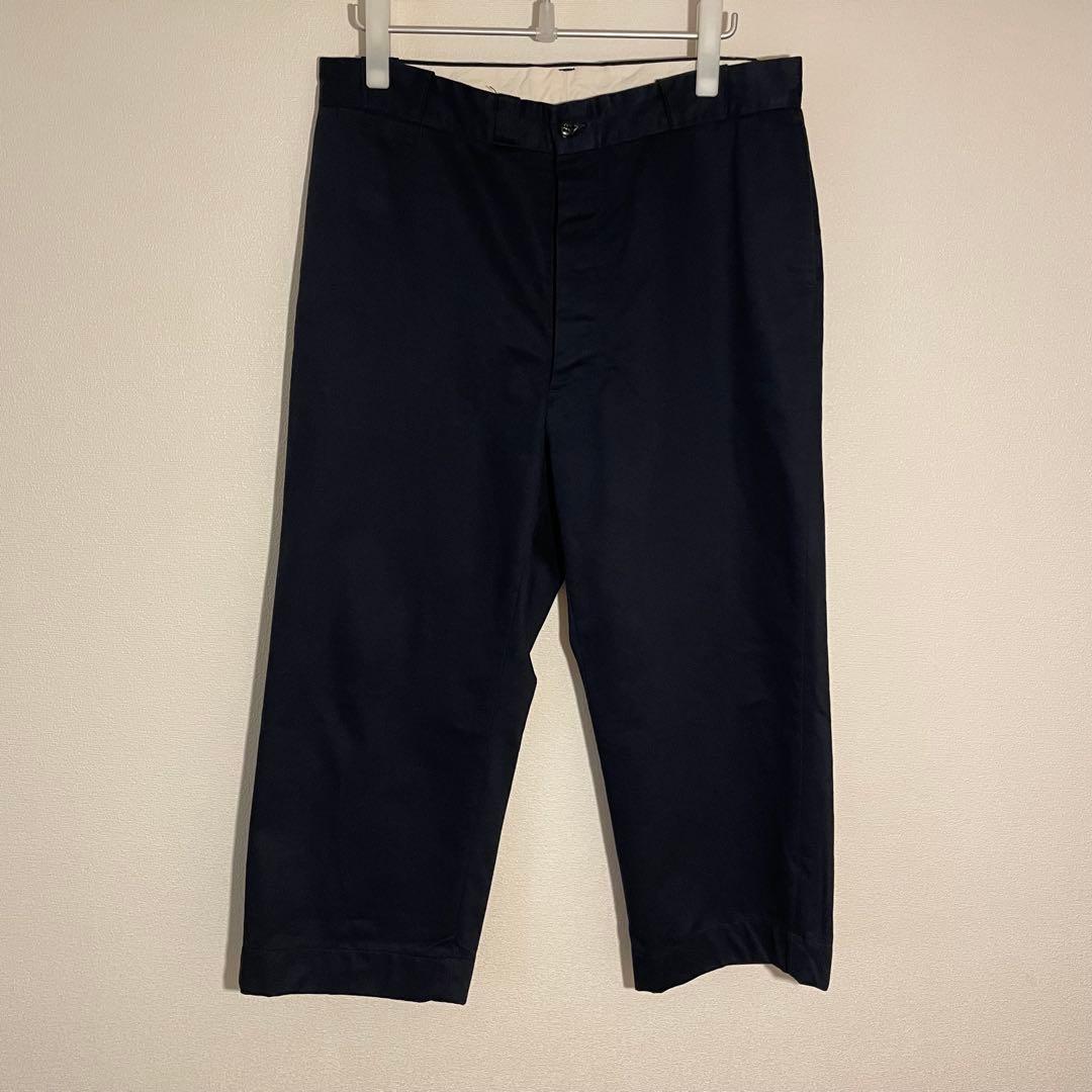 アットラスト チノパン ワークパンツ W36 ブラック 黒色