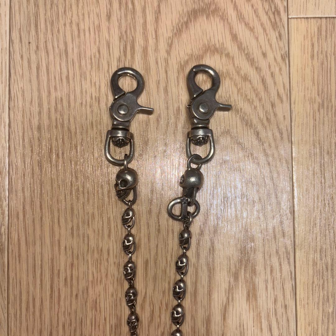 a&g スカル　ウォレットチェーン　クロムハーツ　ガボール