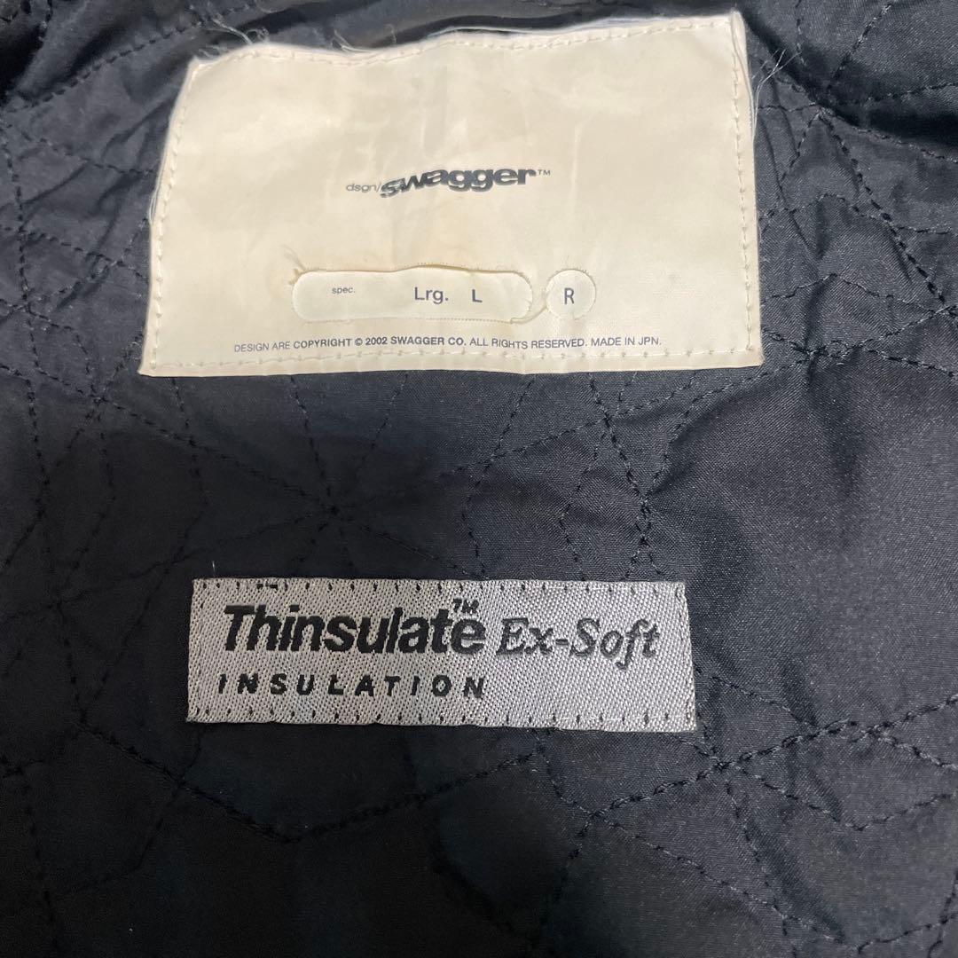 最終価格SWAGGER スワッガー スタジャン L ブラック クリーム