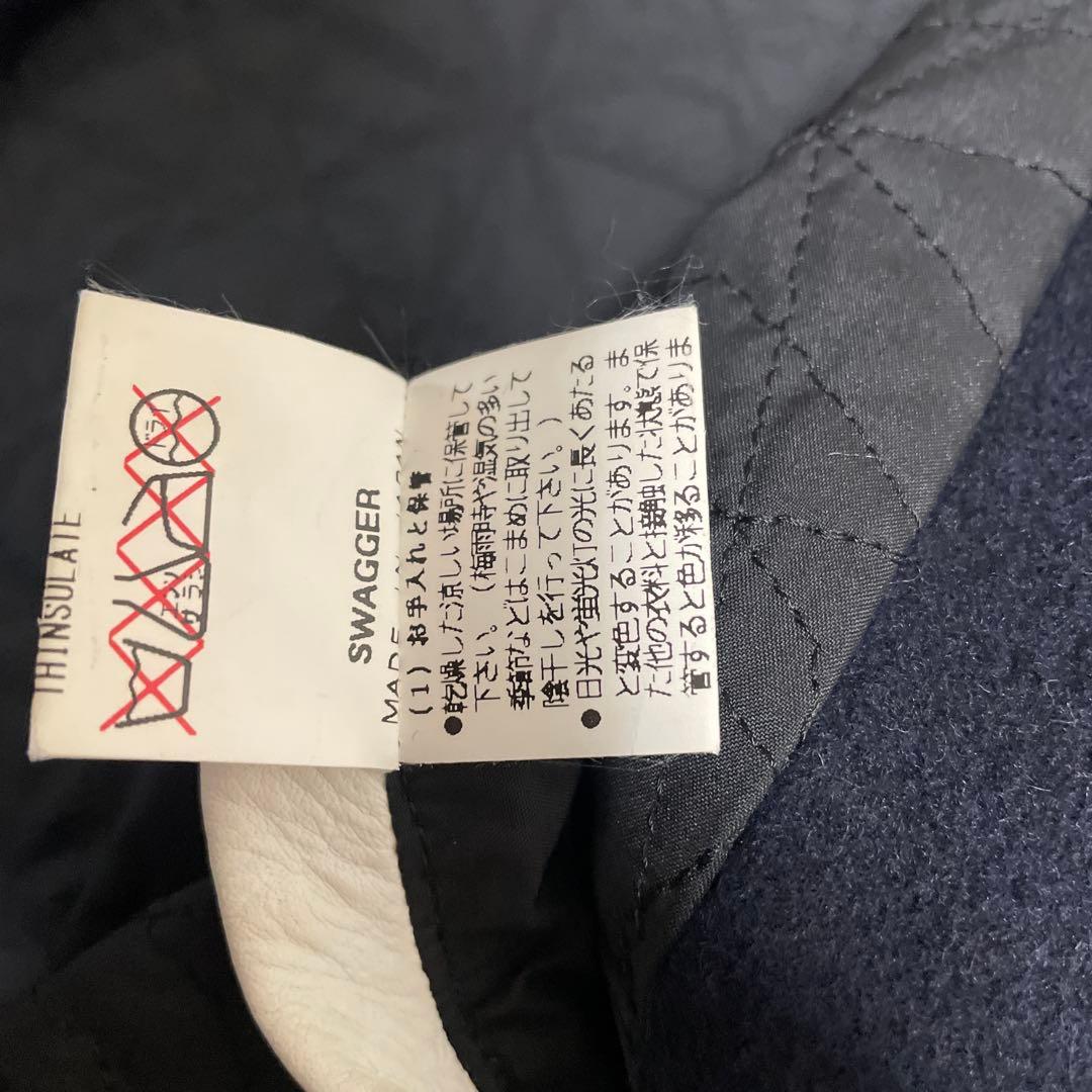 最終価格SWAGGER スワッガー スタジャン L ブラック クリーム