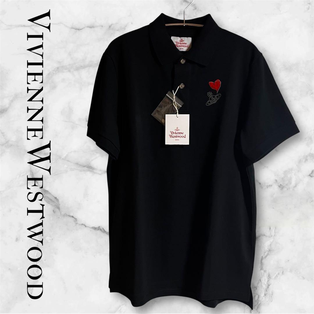 Vivienne Westwood ヴィヴィアン ポロシャツ 50 黒