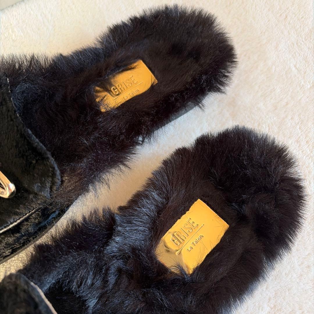 LE TALON GRISEメタルモチーフスリッパ