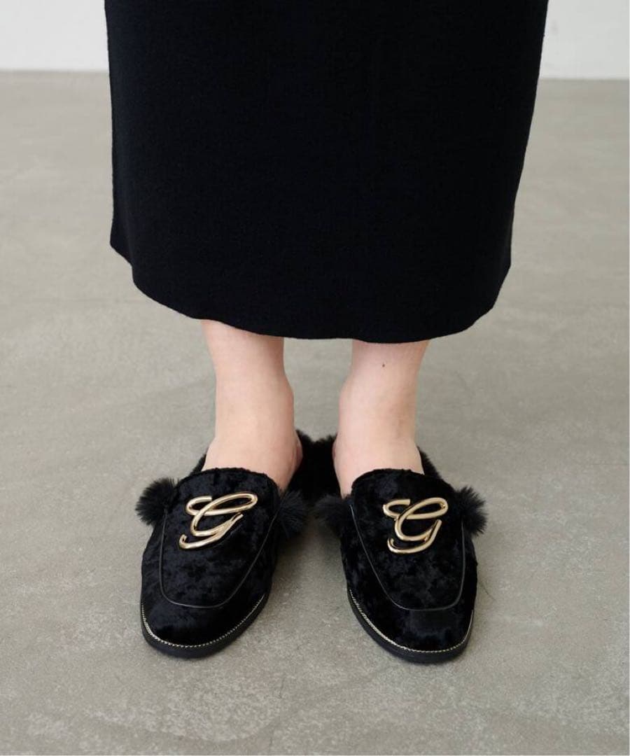 LE TALON GRISEメタルモチーフスリッパ