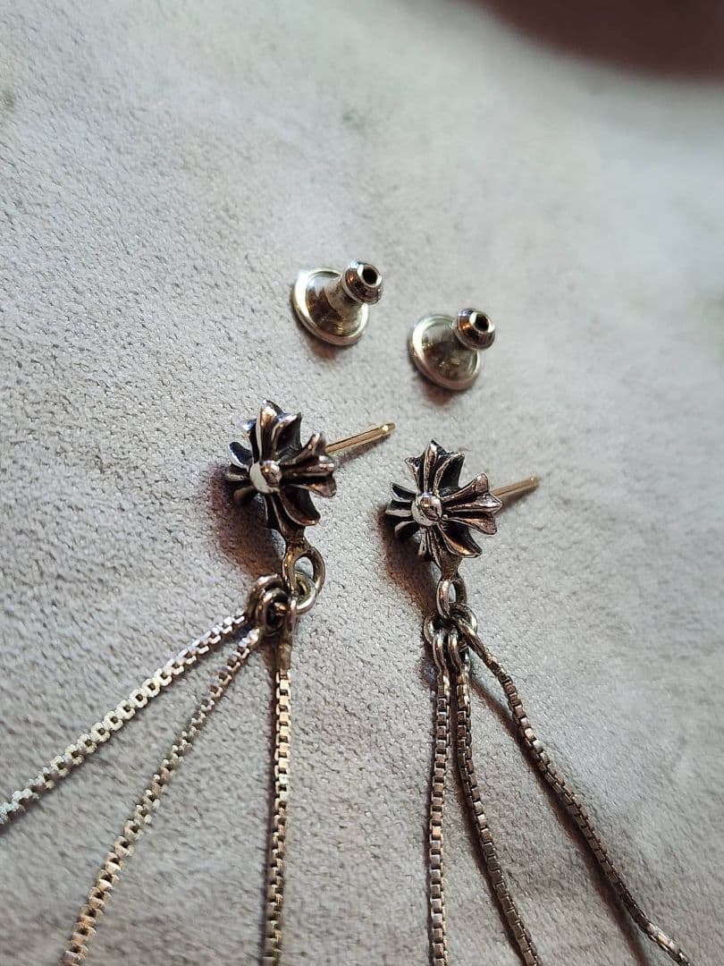 【美品】クロムハーツ CHROME HEARTS JOJO シルバーピアス 片耳