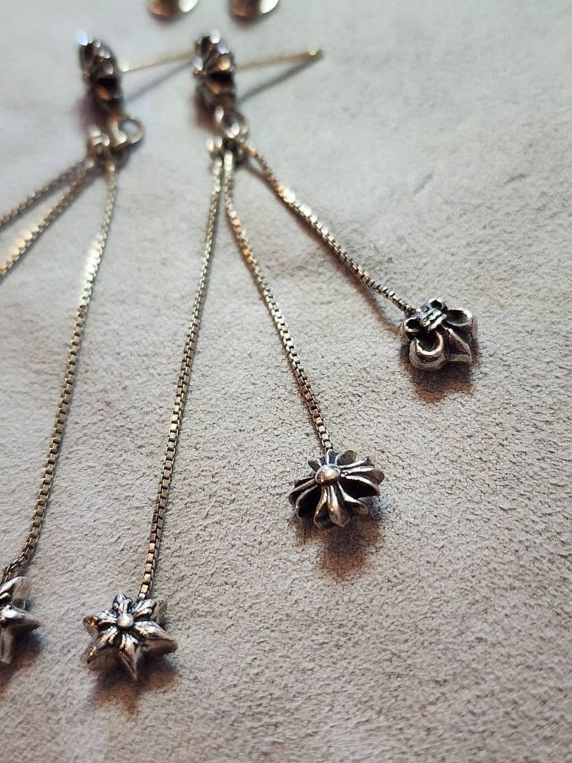 【美品】クロムハーツ CHROME HEARTS JOJO シルバーピアス 片耳