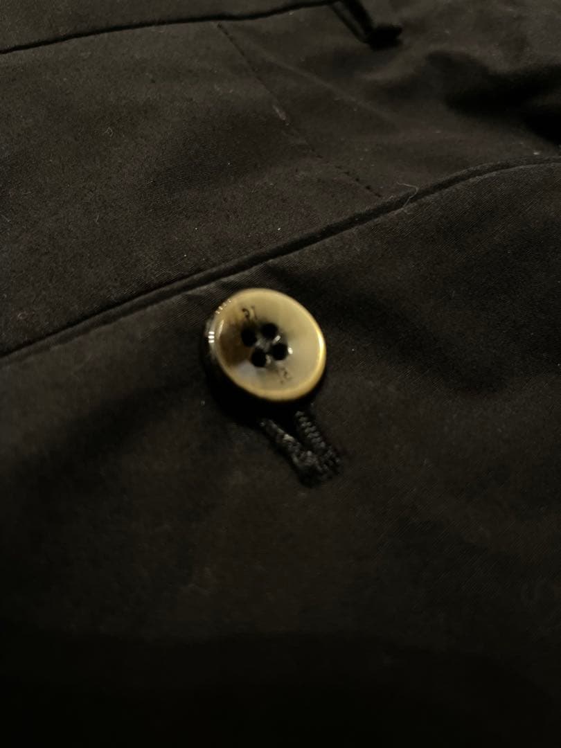 【美品】PT TORINO コットンスリムフィット スラックス ブラック