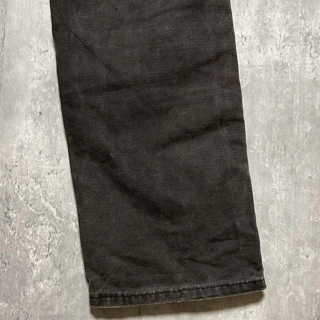 希少 Carhartt カーハート ブラック ダブルニー ペインターパンツ