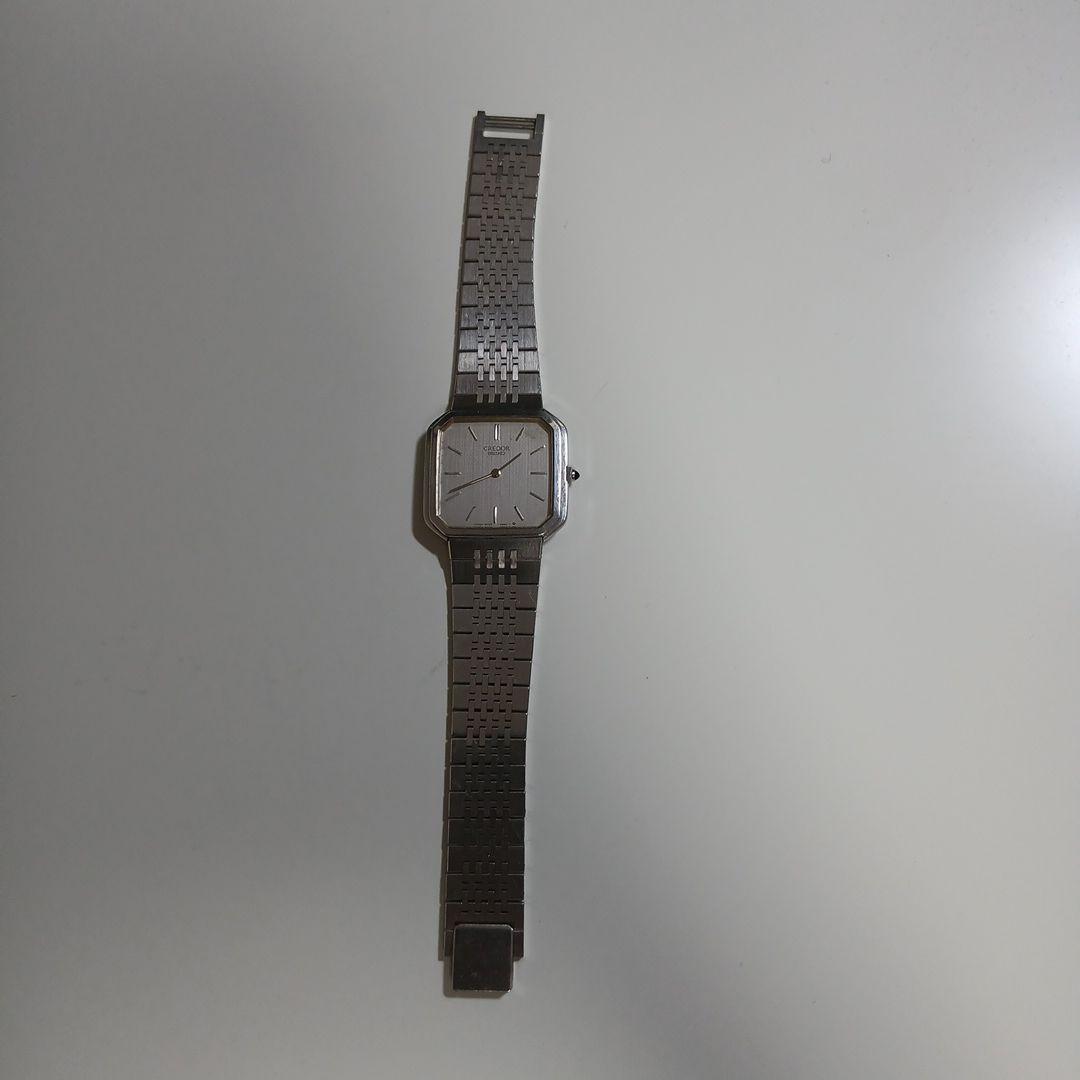 【値下げ◎】　クレドール　シルバー 八角形