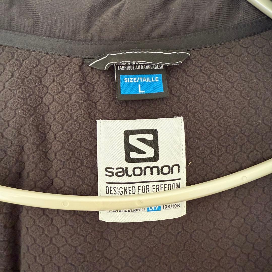 Salomon スキーウェア セット 上L下M ネイビー