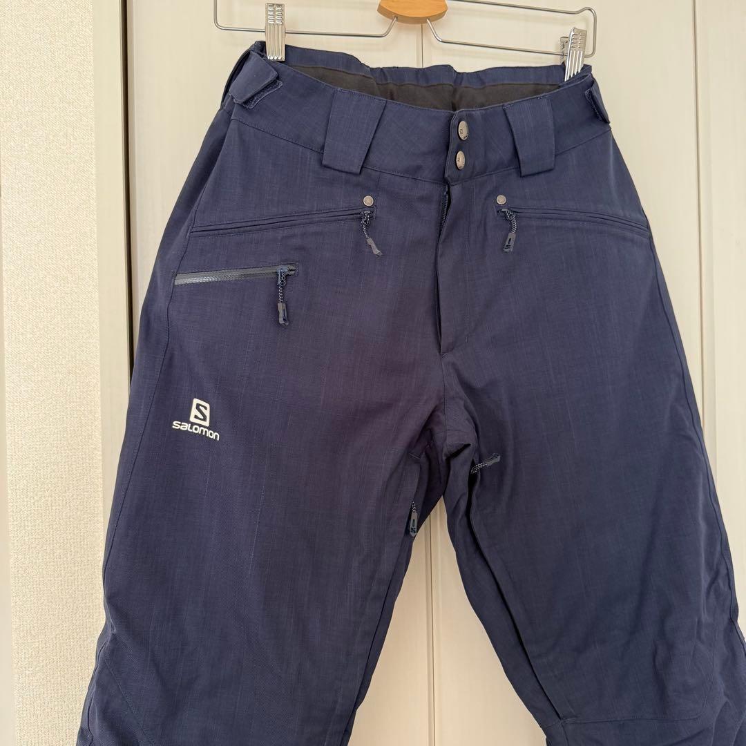 Salomon スキーウェア セット 上L下M ネイビー