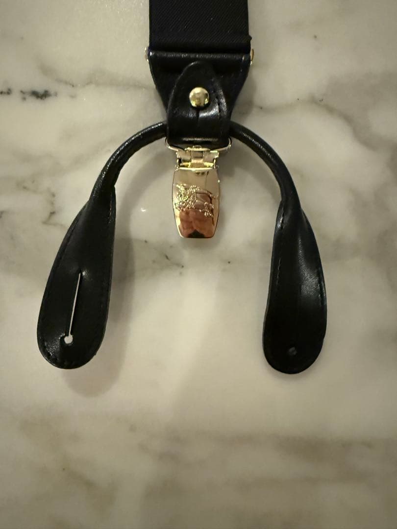 【新品未使用】バーバリー　サスペンダー　burberry