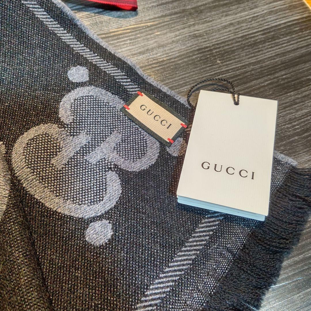 ❤新品箱袋付き❤GUCCI❤マフラー ストール ショール スカーフ★定価8万円★