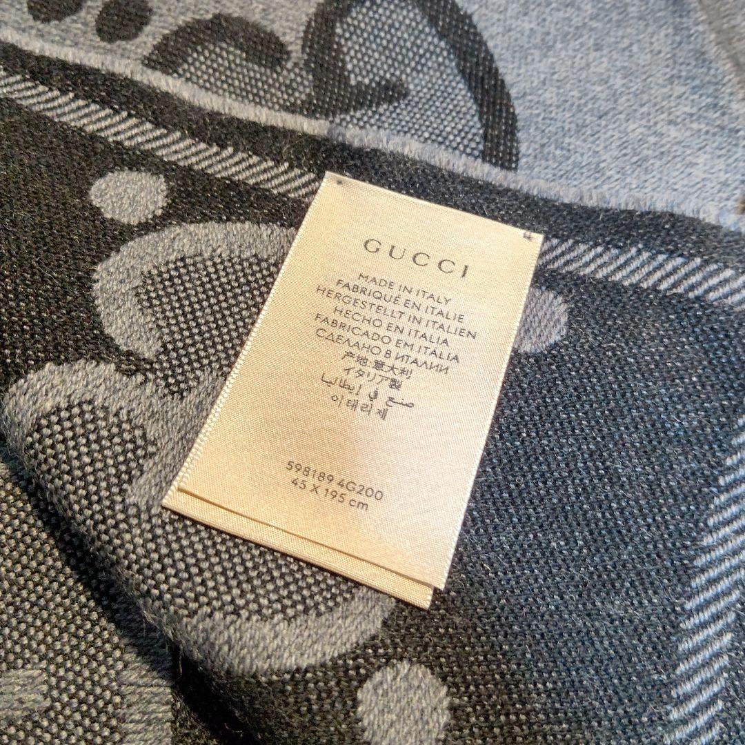 ❤新品箱袋付き❤GUCCI❤マフラー ストール ショール スカーフ★定価8万円★