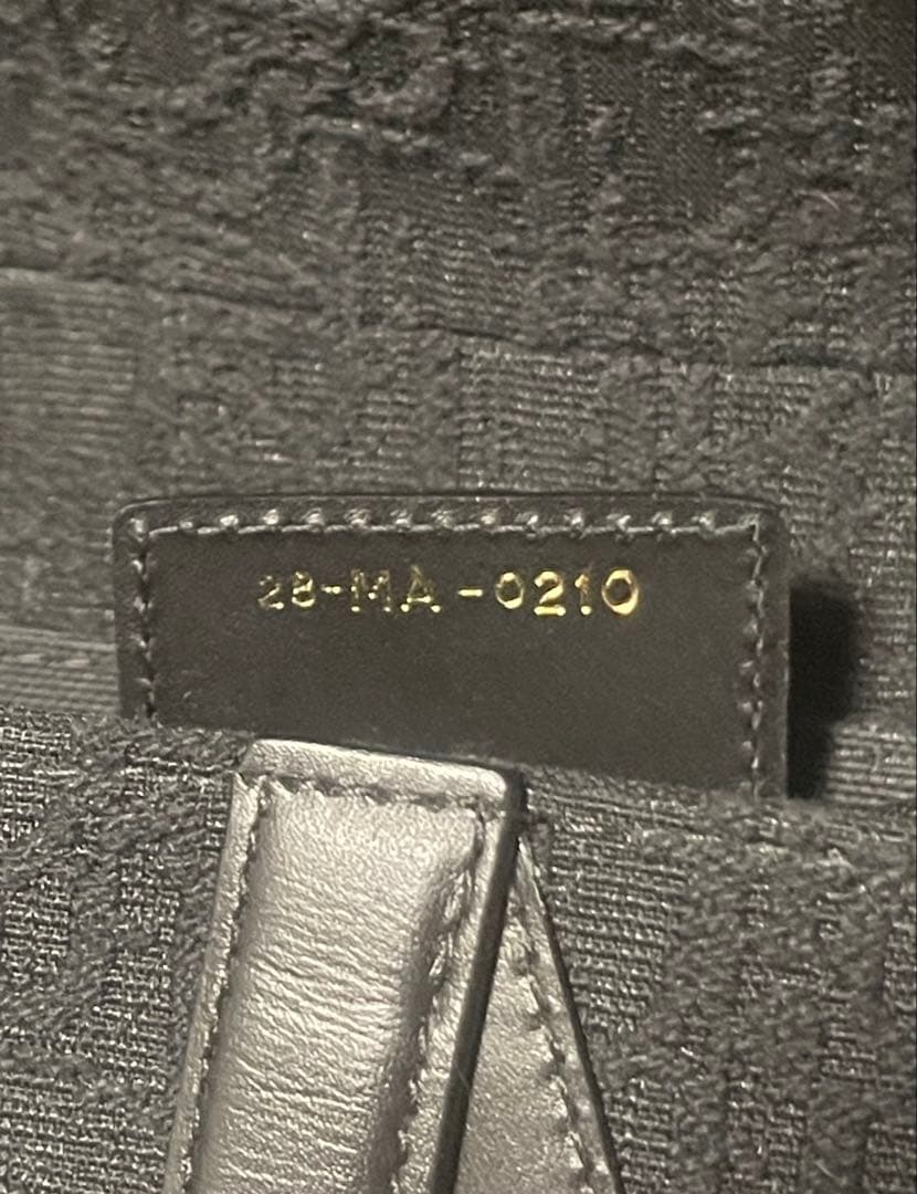 【美品】ディオールDior サドルバッグ黒オブリーク柄⭐︎保証書巾着セット⭐︎最終値