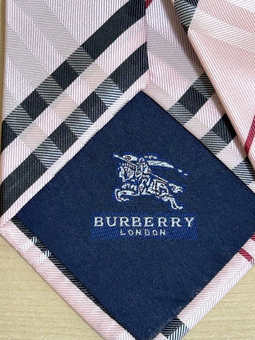【新品】BURBERRY LONDONシルクネクタイ