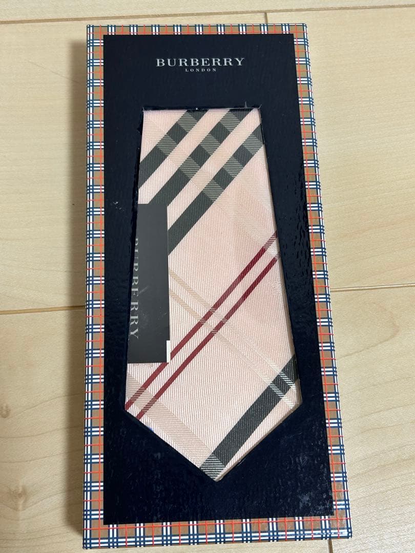 【新品】BURBERRY LONDONシルクネクタイ