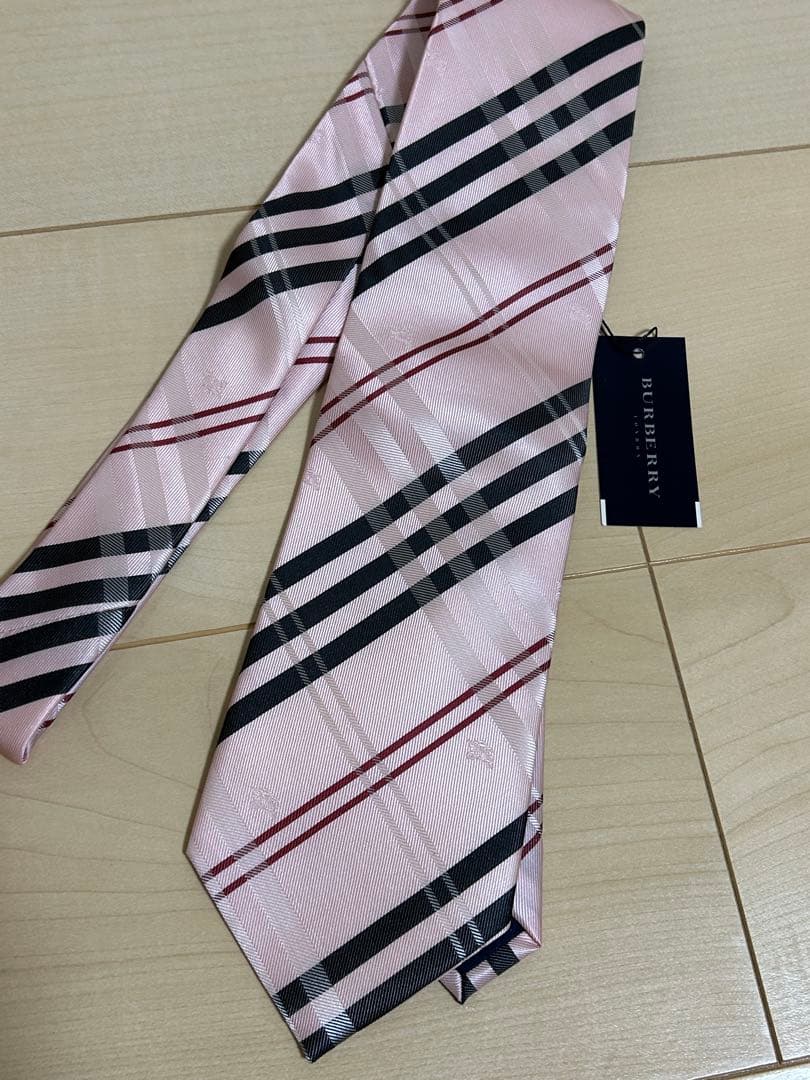 【新品】BURBERRY LONDONシルクネクタイ