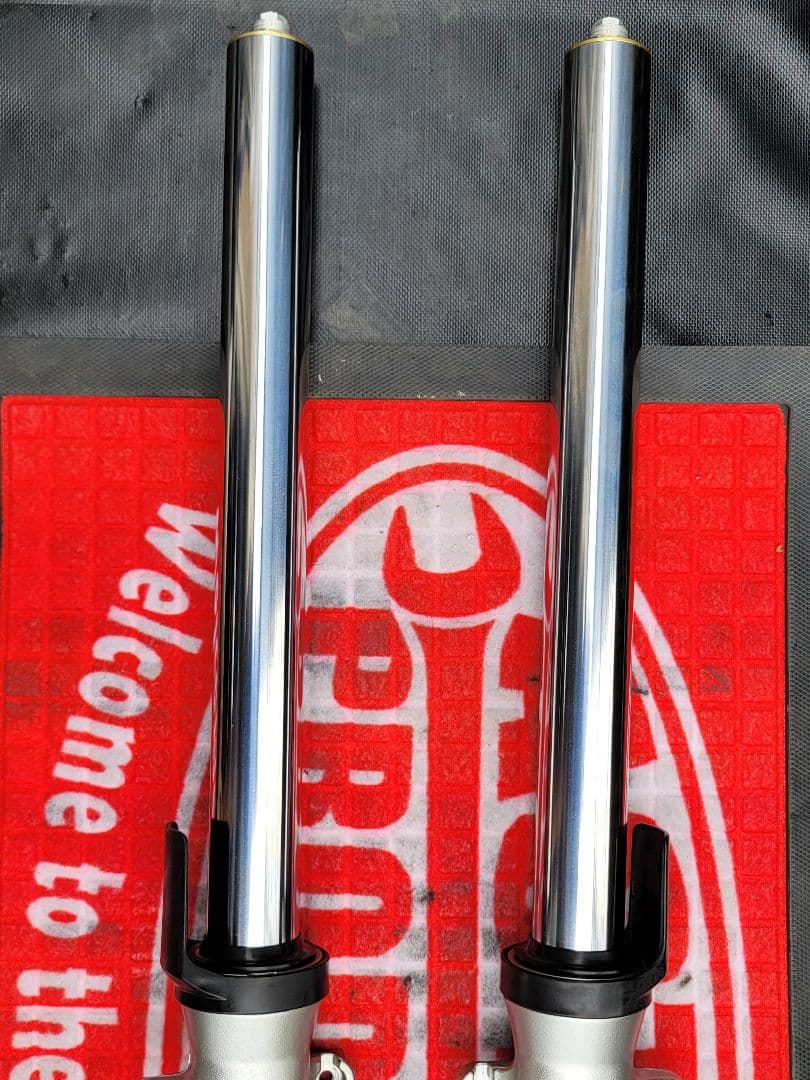 ZRX1200R 06年 ZRT20A ホワイトパール限定車 フロントフォーク