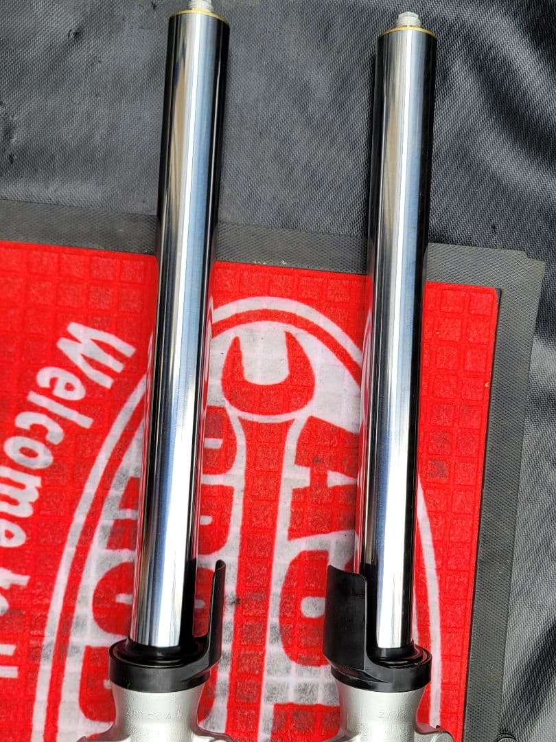 ZRX1200R 06年 ZRT20A ホワイトパール限定車 フロントフォーク