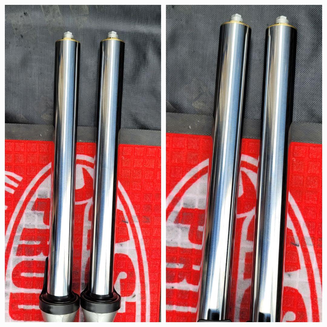 ZRX1200R 06年 ZRT20A ホワイトパール限定車 フロントフォーク