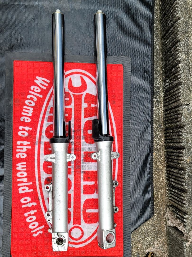 ZRX1200R 06年 ZRT20A ホワイトパール限定車 フロントフォーク