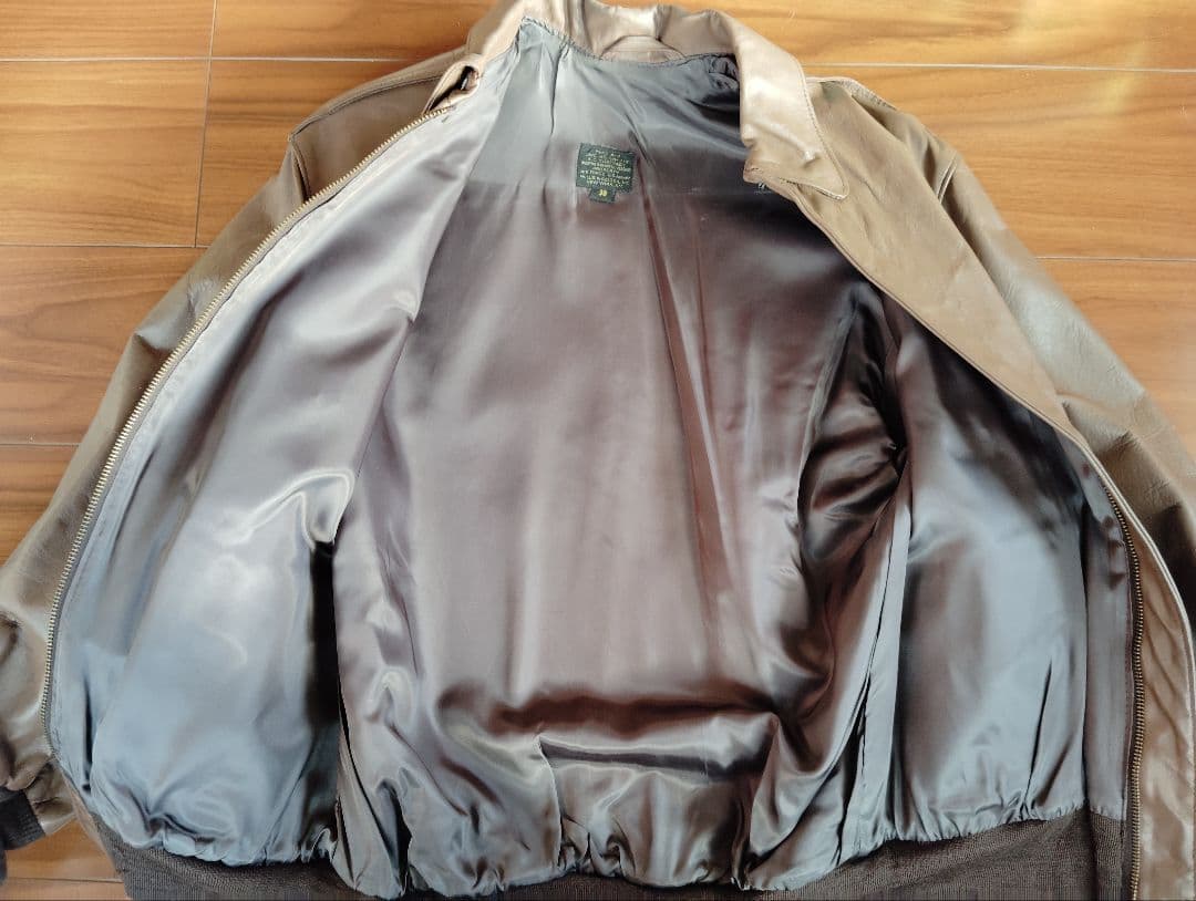 TYPE A-2 フライトジャケット ブラウン 38