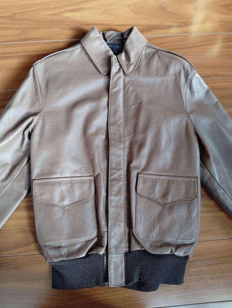 TYPE A-2 フライトジャケット ブラウン 38