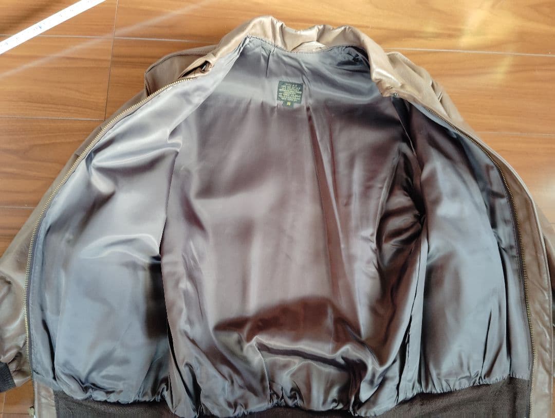 TYPE A-2 フライトジャケット ブラウン 38