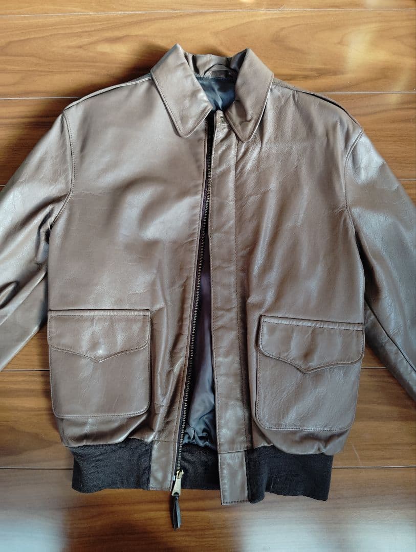 TYPE A-2 フライトジャケット ブラウン 38